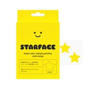 Starface World XL Big Star, parches hidrocoloides grandes para espinillas, absorben líquidos y reducen el enrojecimiento, bonita forma de estrella, cuidado de la piel vegano y libre de crueldad animal