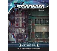 STARFINDER Flip-Mat Derelict Starships Juego De Mesa