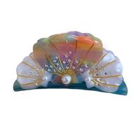 Starfish Hair Clip, Nonslip Hairpin for Secure Hold, Cute Pearl Hairpin Accessory, Accented with Pearls and Intricate Details, for Thick and Thin Hair, 3,54 x 1,69 pulgadas