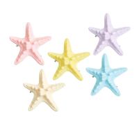Starfish Hair Clips - 5.31 pulgadas Pp Summer | 5pcs Mermaid Accessory - Party Theme Clip. Perfecto para las señoras niñas, , peinado temático