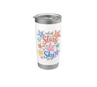 Starfish Not All Stars Are in the Sky Beach Coastal Ocean Vaso térmico de acero inoxidable de doble pared