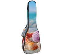 Starfish on The Sand Beach in Sea Water - Funda acolchada para ukelele de concierto de 23 pulgadas, impermeable y duradera, Multicolor 10, 25.9x9x3.1in/66x23x8cm, Organizador de bolsas