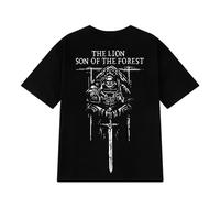Starforged Angron Daemon Primarch Khorne Warhammer 40K Chaos Space Marines Camiseta Ropa, Negro, Large