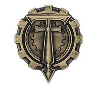 Starforged Collegia Titanica Pin Adeptus Mechanicus Titan Legion Pin Badge Warhammer 40000, small, Acero aleado, No es una piedra preciosa