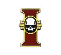 Starforged Compatible con Warhammer 40k Heraldries of the Chapters Theme Color Shield Pin 1 PC, Metal, No es una piedra preciosa