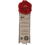 Starforged Purity Seals Adepta Sororitas Grey Knights Ultramarines Broche Colgante Warhammer 40K, 144mm*40mm, Cuero, Sin piedra preciosa