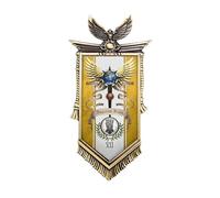 Starforged Warhammer 30K Horus Heresy Space Marine 2 Legion Imán para nevera Chaos Licencia Oficial Other-Imperial Fists