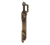 Starforged Warhammer 40000 Master Crafted & Chaos Spacemarine Chainsword 40K Llavero, marrón, Taille unique