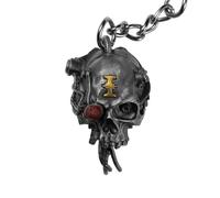 Starforged Warhammer 40K Adeptus Mechanicus Servo-Skull Llavero para hombre, accesorios de joyería