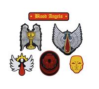 Starforged Warhammer 40K Blood Angles Set Defenders of Terra Honor Patch Collection - Accesorios de regalo para hombre