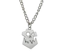 Starforged Warhammer 40K forjado estelar Ícono de facción Orkos Collar de pieles verdes Orcos espaciales de