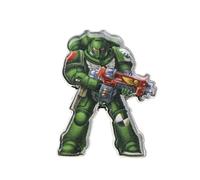 Starforged Warhammer 40K Primaris Space Marines PSM Chapter Pin Insignia de refrigerador imán - Ángeles oscuros, Dark Angels, Metales no preciosos, No es una piedra preciosa, Dark Angels, Acero