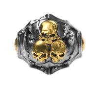 Starforged Warhammer - Anillo de la peste Dominus de 40 quilates, color plateado, accesorios de joyería, Metal, Sin piedras preciosas