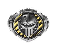 Starforged Warhammer - Anillo de plata de 40 quilates con diseño de guerreros de hierro Perturabo, accesorios de joyería, Metal, Sin piedras preciosas