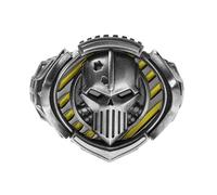 Starforged Warhammer - Anillo de plata de 40 quilates con diseño de guerreros de hierro Perturabo, accesorios de joyería, Metal, Sin piedras preciosas