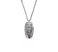Starforged Warhammer - Colgante conmemorativo de 30 quilates con diseño de ángeles de sangre de Horus Herejía Sanguinius, joyería de moda para hombre, 43.5mm *22.5mm, Plata esterlina, Sin piedra