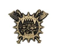 Starforged Warhammer Horus Heresy Burning Galaxy Legion Insignia Pin Pin Badge Broche 30K Joyería para hombre, 30mm x 47mm x 5mm, Zinc, No es una piedra preciosa
