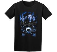 Stargate SG-1 Show Sg1 Stargate Command Men Cotton Blend T Shirt Unisex 100% Cotton Short-Sleeve T-Shirts Black XXL