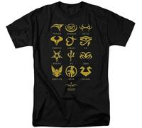 Stargate SG1 Goauld Characters T Shirt Sci-Fi TV Alien Show tee Black Black XL
