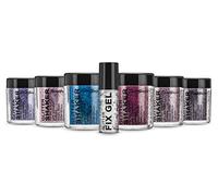 Stargazer un Superbe conjunto de 6 tubos de purpurina Ultra brillantes 5 G + Gel fixant Parfait para Fans de purpurina - - Juego de 2