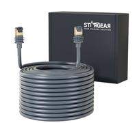 STARGEAR Starlink Cable Gen 3 45M/147FT, Starlink Gen 3 Cable para Starlink Standard 4/4X/V3/REV 4/MINI, 24AWG Extensión Reemplazo Starlink Ethernet Cables Satélite Internet Kit Impermeable Exterior
