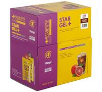 StarGel+ - Suplemento dietético para apoyar el rendimiento de resistencia - Con maltodextrinas, fructosa y dextrosa, sin gluten - Caja de 30 bolsitas, Sabor Lemon Cola