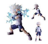Starida Killua Zaoldyeck - Figura de acción de Killua Zoldyck, figura de acción de 13 cm, modelo de anime de PVC con accesorios, adornos de escritorio, regalos para fanáticos