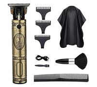 Staright Cortadora de cabello eléctrica Cortadora de cabello de peluquero Juego de cortadora de cabello para el hogar Máquina de corte de cabello de salón Empuje dedicado Carga USB con cepillo de recorte