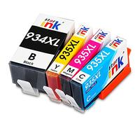 Starink 934XL 935XL Multipack Compatible para HP 934 935 934 935 XL para HP Officejet Pro 6230 para HP Officejet 6820 para HP officejet Pro 6830(Pack de 4, 1Negro 1Cian 1Magenta 1Amarillo)
