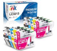 Starink LC3213 LC3211 - Cartuchos de Tinta Compatibles con Brother LC3213 LC 3211 para DCP-J572DW DCP-J772DW DCP-J774DW MFC-J497DW MFC-J491DW MFC-J890DW MFC-J895DW, Negro, Cian, Magenta Amarillo