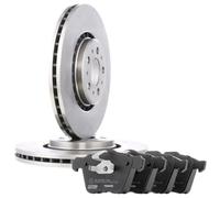 STARK Kit de Discos de Freno y Pastillas - Discos de Freno Eje delantero 336,0 ventilación externa - Pastillas de Freno compatible con VOLVO XC90 I 275 con clip de émbolo Chapa antichirridos