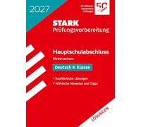 STARK Lösungen zu Deutsch 9. Klasse - Hauptschulabschluss 2027 Niedersachsen - Prüfungsvorbereitung