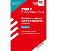 STARK Lösungen zu Deutsch - Realschulabschluss 2027 Niedersachsen - Prüfungsvorbereitung