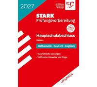 STARK Lösungen zu Mathematik, Deutsch, Englisch - Hauptschulabschluss 2027 Hessen - Prüfungsvorbereitung