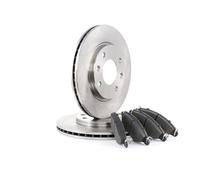 STARK SKBK-1090341 Juego para eje Kit de discos de freno y pastillas Delantero sin tornillos Compatible con PEUGEOT 206 Fastback 2A/C