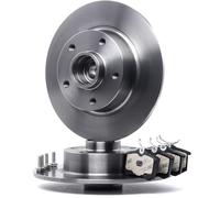 STARK SKBK-10990963 Juego para eje Kit de discos de freno y pastillas Trasero con accesorios con muelle con buje de rueda Compatible con RENAULT MEGANE III Grandtour KZ0/1