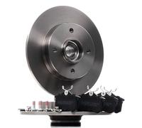 STARK SKBK-10991330 Juego para eje Kit de discos de freno y pastillas Trasero con accesorios con buje de rueda Compatible con CITROËN C4 II Hatchback NC