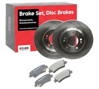 STARK SKBK-10991811 Juego para eje Kit de discos de freno y pastillas Trasero sin tornillos compatible con HYUNDAI i30 GD