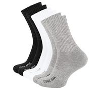 STARK SOUL 6 pares de calcetines deportivos Crew con suela de rizo, 35-38