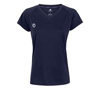 STARK SOUL Camiseta deportiva para mujer, camiseta de fitness vital, manga corta, transpirable, de secado rápido, azul marino, XXL