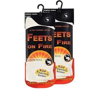 STARK SOUL Thermo Socken Calcetines, 2 Pares de Lana Blanca, 36-40 para Mujer