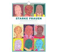 Starke Frauen 2027: Wandkalender 21x29,7 cm mit 53 illustrierten Frauenporträts und Biografien und Platz für Notizen