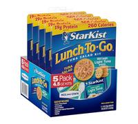StarKist Lunch To-Go, Chunk Light Tuna in Water, 4.1 Ounce (Pack of 5)