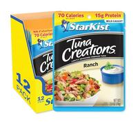 Starkist Tuna Creations Single Serve 2.6oz Pouch (Pack of 12) (Ranch)