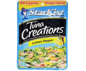 Starkist Tuna Creations, Zesty Lemon Pepper, Single Serve 2.6-Ounce Pouch (Pack of 4)