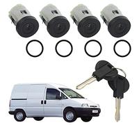 STARKIT PERFORMANCE 4 cerraduras puerta compatibles para Expert 1, Peugeot 806, Jumpy 1, Evasion, Scudo, Ulysse, Zeta (1994-2006) Bombin cerradura con duplicado de llave | 9170AY | 4162C9