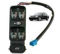 STARKIT PERFORMANCE Botonera elevalunas compatible para Mercedes Clase C (W203) (2000-2007) mando elevalunas (conductor) CON función confort | A2038210679 | A2038200110