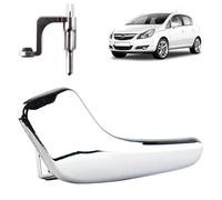 STARKIT PERFORMANCE Eje + maneta de puerta compatibles para Corsa D (2006-2014) manilla interior | DELANTERA O TRASERA IZQUIERDA (lado conductor) (cromada) 13297813 | 13297179