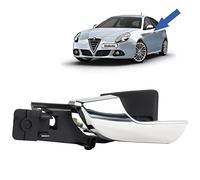 STARKIT PERFORMANCE Maneta de puerta compatible para Alfa Romeo Giulietta (desde 2010) manilla interior | DELANTERA IZQUIERDA (lado conductor) (cromada) 156092167
