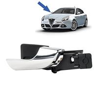 STARKIT PERFORMANCE Maneta de puerta compatible para Alfa Romeo Giulietta (desde 2010) manilla interior | DELANTERA DERECHA (lado pasajero) (cromada) 156092165